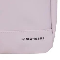 New Rebels Ferron Miami Rugzak 9L Waterafstotende Laptop Rugtas 13 inch Schooltas en Werktas van PU Nylon Comfortabel Lila