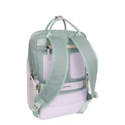 New Rebels Ferron Milwaukee 19 Liter Laptop Backpack – Water-Resistant PU, Suitable for 15.6″ Laptop, 19L, Lilac