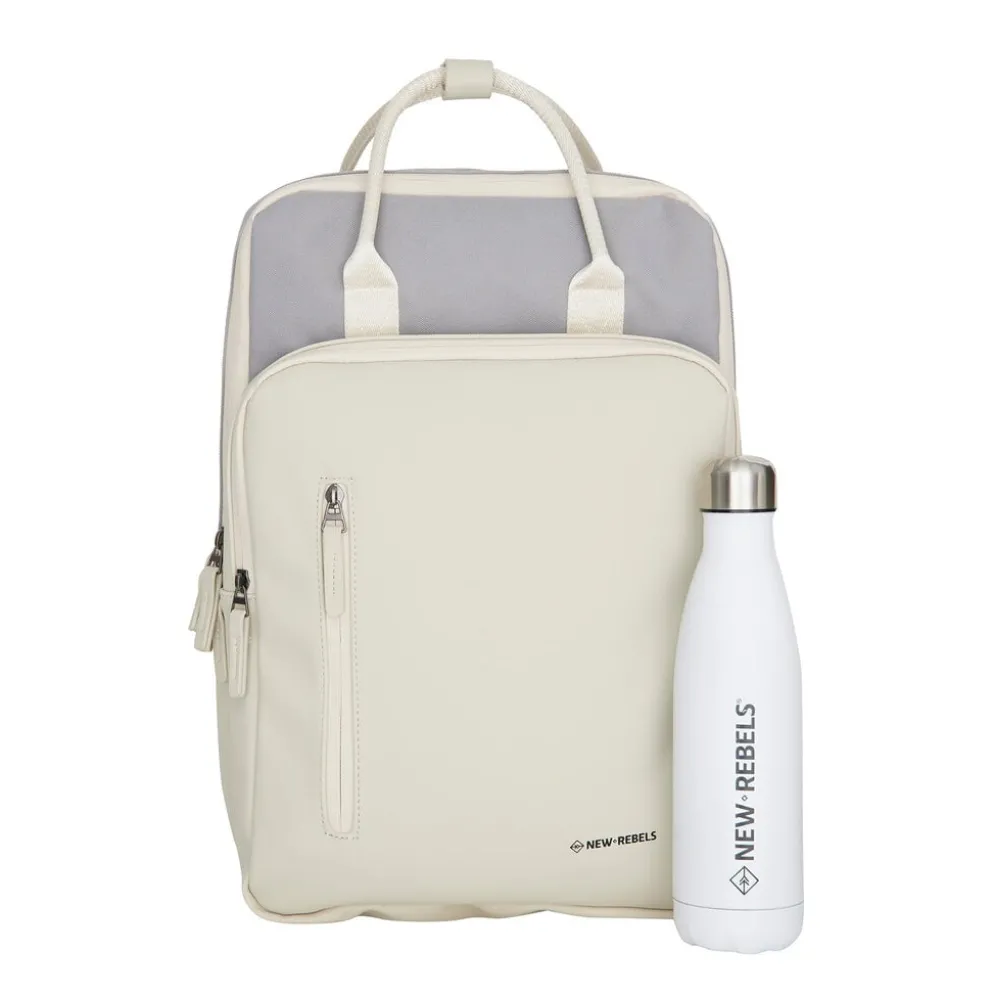New Rebels Ferron Milwaukee Handel Rugtas Beige 19L