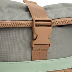 New Rebels Ferron New York Rolltop Rugzak 16L Laptop Werktas / Schooltas  Sage Green