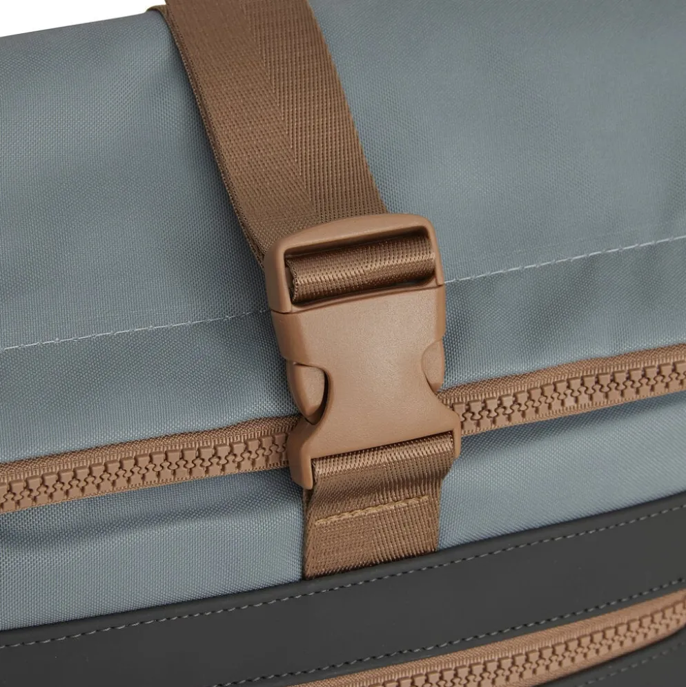 New Rebels Ferron New York Rolltop Rugzak 16L – Rolltop Werktas / Schooltas Laptop Rugtas Antraciet