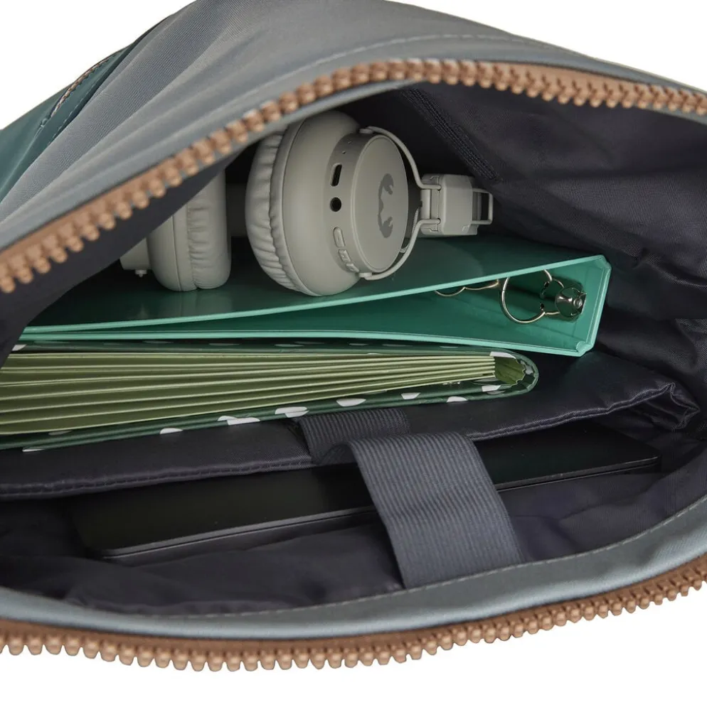 New Rebels Ferron New York Rolltop Rugzak 16L – Rolltop Werktas / Schooltas Laptop Rugtas Petrol