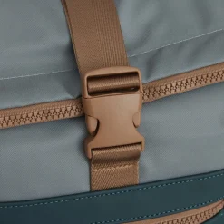 New Rebels Ferron New York Rolltop Rugzak 16L – Rolltop Werktas / Schooltas Laptop Rugtas Petrol
