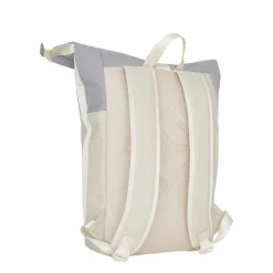 New Rebels Ferron New York Rolltop Rugzak 16L – Rolltop Werktas / Schooltas Laptop Rugtas Beige