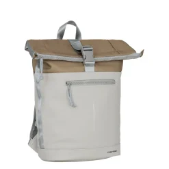 New Rebels Ferron New York Rolltop Rugzak 16L – Rolltop Werktas / Schooltas Laptop Rugtas Grijs