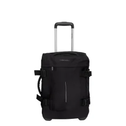 New Rebels Gassaway Trolley 35L Stevige Lichtgewicht reiskoffer met Dubbele Wielen – Zwart
