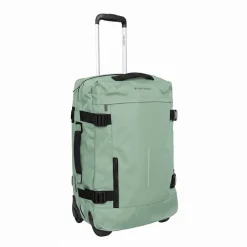 New Rebels Gassaway Trolley Medium | Reiskoffer 52L | Lichtgewicht Koffer met Dubbele Wielen | 60x36x24cm | Salie groen