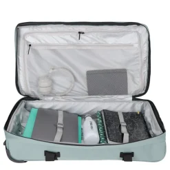 New Rebels Gassaway Trolley  XXL  | Grote Reiskoffer 73L | Lichtgewicht Koffer met Dubbele Wielen | 70x39x27 cm |  Salie groen