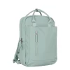 New Rebels Harper Miami Rugzak 9L Waterafstotende Laptop Rugtas 13 inch Schooltas en Werktas van PU Comfortabel Salie Green