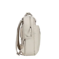 New Rebels Harper Miami Rugzak 9L Waterafstotende Laptop Rugtas 13 inch Schooltas en Werktas van PU Comfortabel Beige