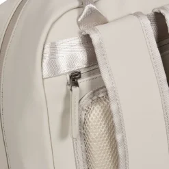New Rebels Harper Miami Rugzak 9L Waterafstotende Laptop Rugtas 13 inch Schooltas en Werktas van PU Comfortabel Beige