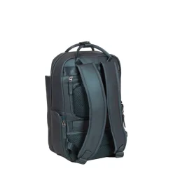 New Rebels Harper Miami Rugzak 9L Waterafstotende Laptop Rugtas 13 inch Schooltas en Werktas van PU Comfortabel Metalic Groen