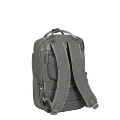 New Rebels Harper Miami Rugzak 9L Waterafstotende Laptop Rugtas 13 inch Schooltas en Werktas van PU Comfortabel Antraciet