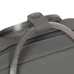 New Rebels Harper Miami Rugzak 9L Waterafstotende Laptop Rugtas 13 inch Schooltas en Werktas van PU Comfortabel Antraciet