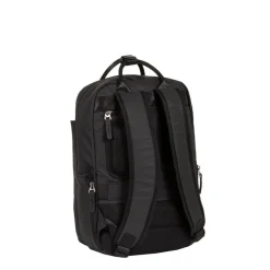 New Rebels Harper Miami Rugzak 9L Waterafstotende Laptop Rugtas 13 inch Schooltas en Werktas van PU Comfortabel Zwart