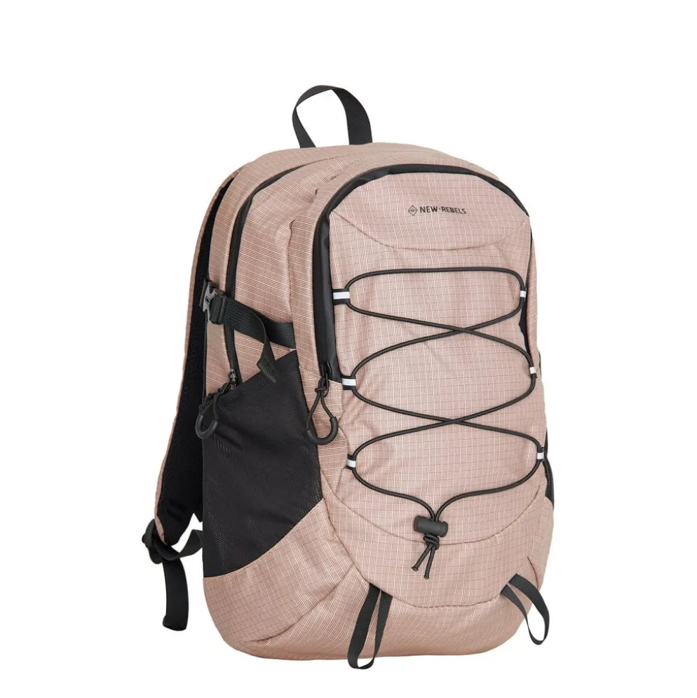 New Rebels Hugo Brentwood Waterdichte Lichte Rugzak Hiking Rugtas van 11 Liter Oud Roze