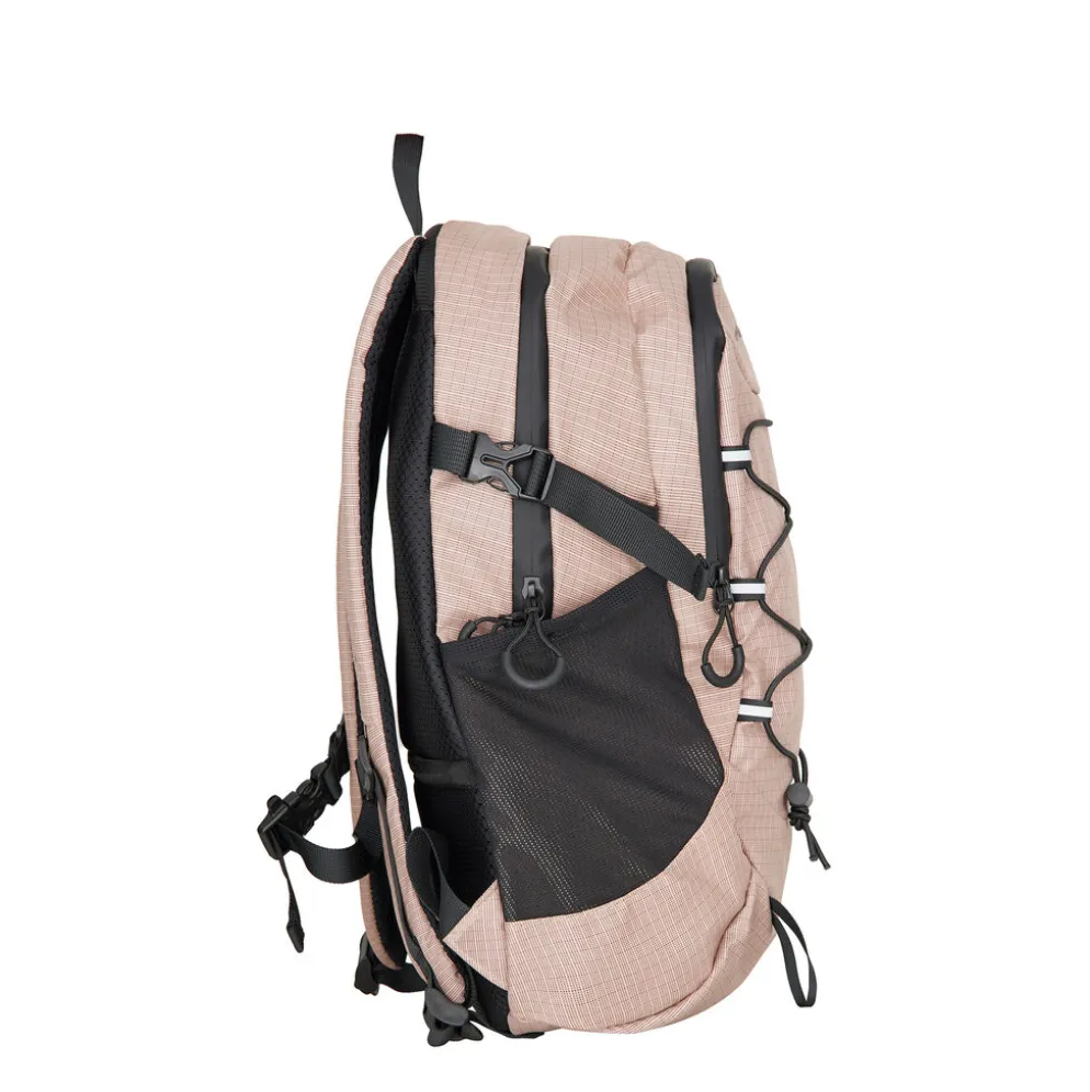 New Rebels Hugo Brentwood Waterdichte Lichte Rugzak Hiking Rugtas van 11 Liter Oud Roze