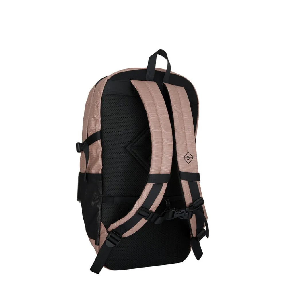 New Rebels Hugo Carmichael Waterdichte Rugzak: Hiking Rugtas van 26 Liter Old Pink