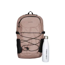 New Rebels Hugo Carmichael Waterdichte Rugzak: Hiking Rugtas van 26 Liter Old Pink