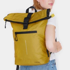 New Rebels Hugo New York 17L Waterdichte Rolltop Rugtas Occur Geel