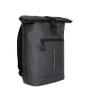 New Rebels Hugo New York 17L Waterafstotende Rolltop Rugtas Zwart