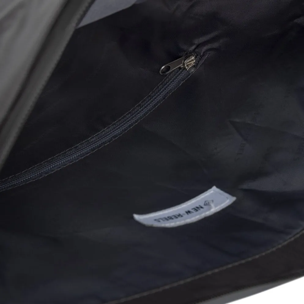 New Rebels Hugo New York 17L Waterafstotende Rolltop Rugtas Zwart