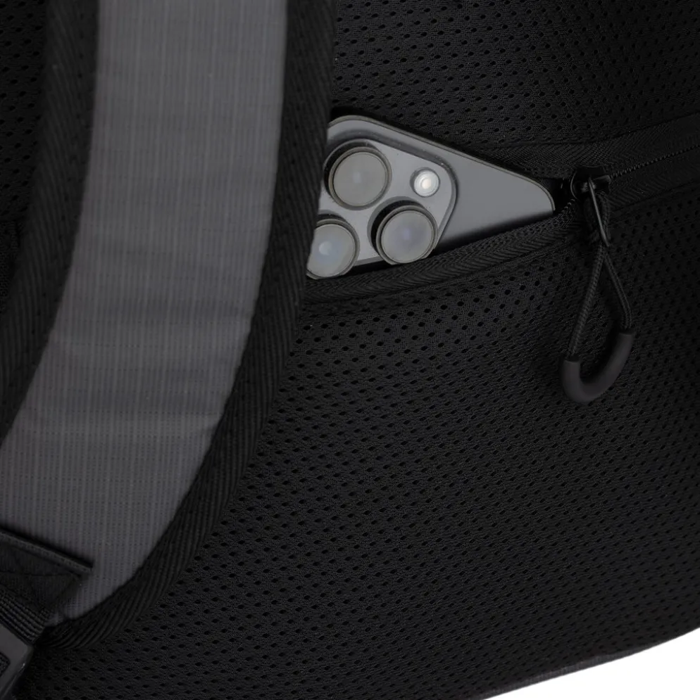New Rebels Hugo New York 17L Waterafstotende Rolltop Rugtas Zwart