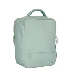 New Rebels Jessi Easton Underseater Rugzak 17L Waterafstotend PU Handbagage 40x30x20 Airline Tas 15.6 inch Laptopvak Saliegroen