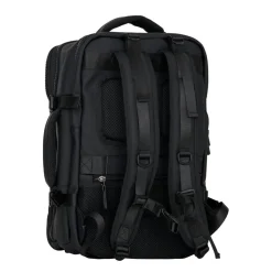 New Rebels Jessi Easton Underseater Rugzak 17L Waterafstotend PU Handbagage 40x30x20 Airline Tas 15.6 inch Laptopvak Zwart