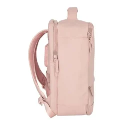 New Rebels Jessi Easton Underseater Rugzak 17L Waterafstotend PU Handbagage 40x30x20 Airline Tas 15.6 inch Laptopvak Oud Roze