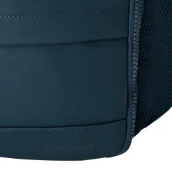 New Rebels Jessi Easton Underseater Rugzak 17L Waterafstotend PU Handbagage 40x30x20 Airline Tas 15.6 inch Laptopvak Navy