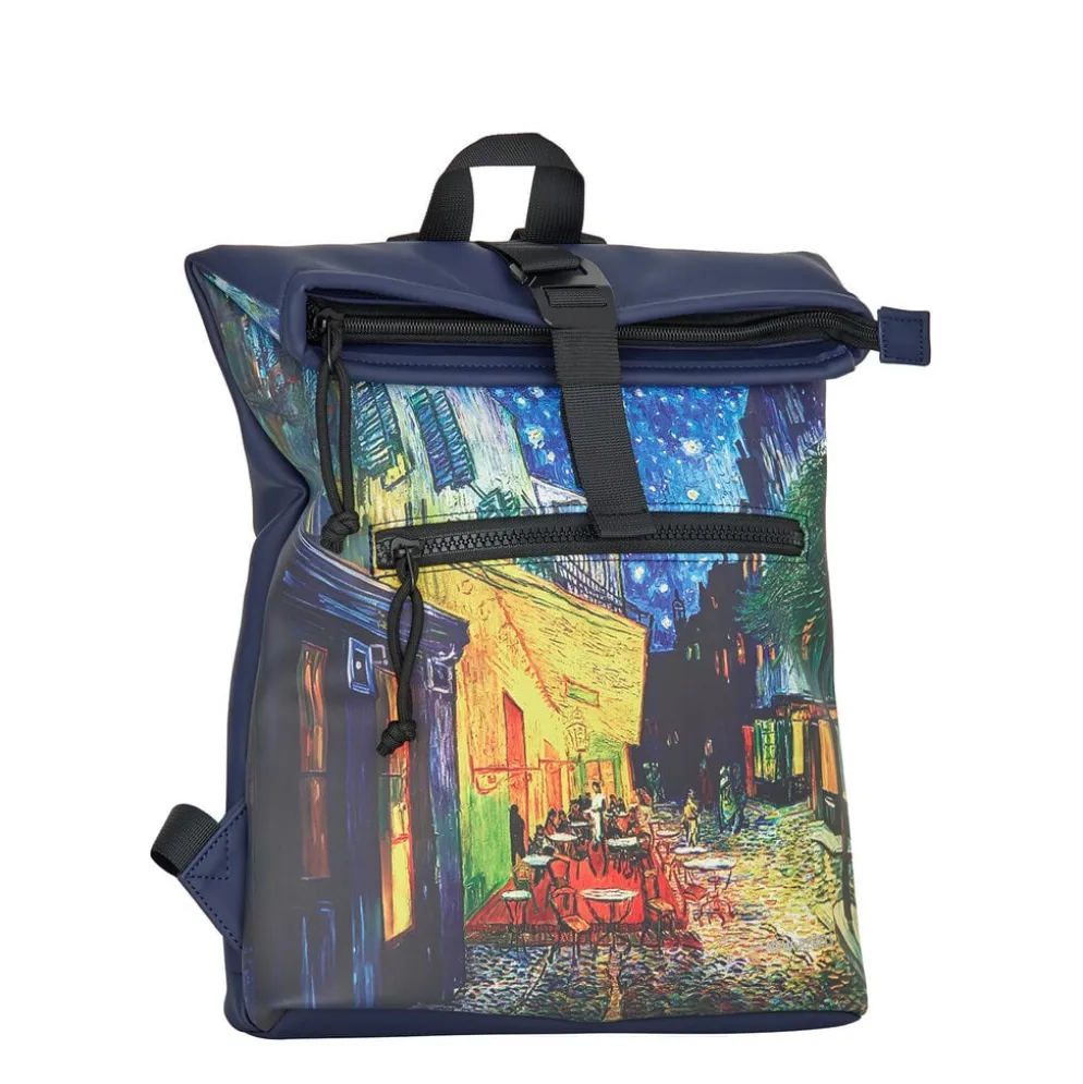 New Rebels Mart Art - Los Angeles Cafe at Night Rolltop Rugtas Mini
