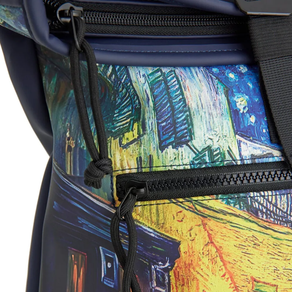 New Rebels Mart Art - Los Angeles Cafe at Night Rolltop Rugtas Mini