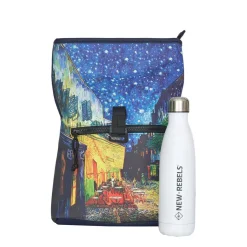 New Rebels Mart Art - Los Angeles Cafe at Night Rolltop Rugtas Mini