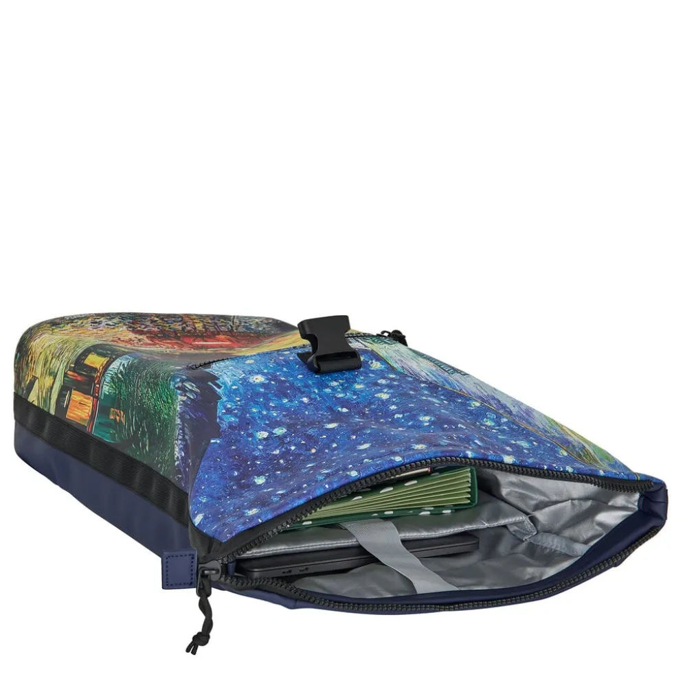 New Rebels Mart Art - New York Cafe at Night Rolltop Rugzak 21L