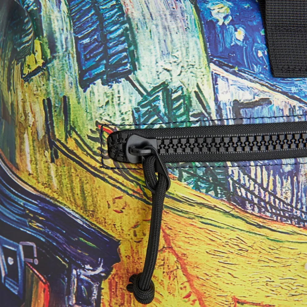 New Rebels Mart Art - New York Cafe at Night Rolltop Rugzak 21L