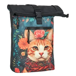 New Rebels Mart Art - New York Catface 21L Rugtas Rolltop Waterafstotend Laptop 15.6"