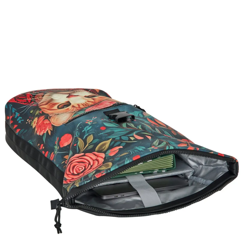 New Rebels Mart Art - New York Catface 21L Rugtas Rolltop Waterafstotend Laptop 15.6"