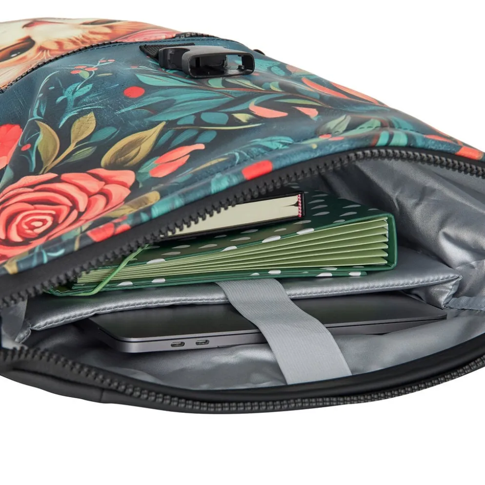 New Rebels Mart Art - New York Catface 21L Rugtas Rolltop Waterafstotend Laptop 15.6"