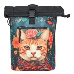 New Rebels Mart Art - New York Catface 21L Rugtas Rolltop Waterafstotend Laptop 15.6