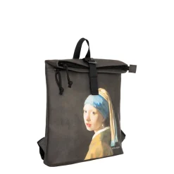 New Rebels Mart Art  Los Angeles Pearl Girl Vermeer Rolltop Rugtas