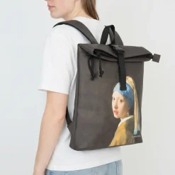 New Rebels Mart Art  Los Angeles Pearl Girl Vermeer Rolltop Rugtas