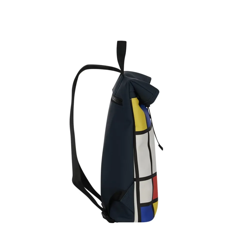 New Rebels Mart Art Los Angeles Mondriaan Mini 7L Rugzak Rolltop Waterafstotend
