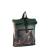 New Rebels Mart Art Los Angeles Melkmeisje Mini 7L Rugzak Rolltop Waterafstotend