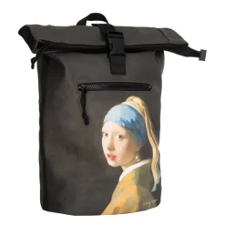New Rebels Mart Arts – New York Parelmeisje Rolltop Rugzak 16L | Johannes Vermeer Waterafstotend Backpack