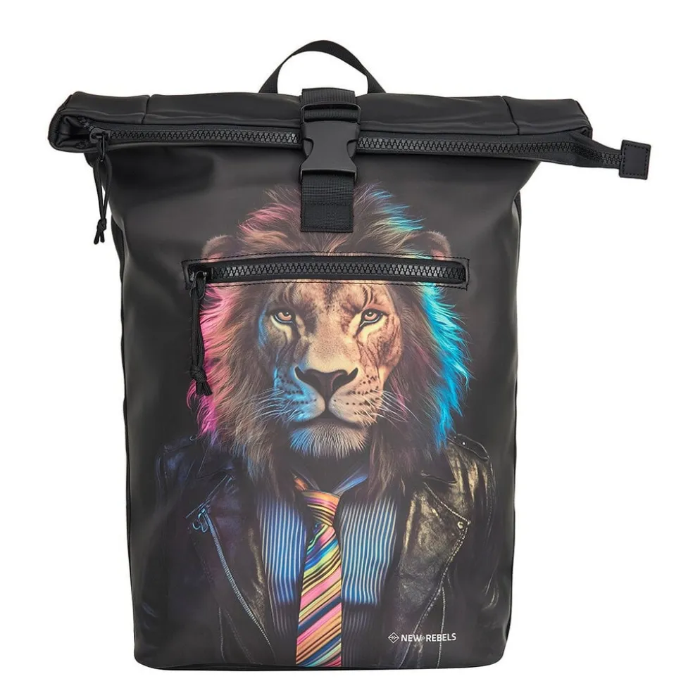 New Rebels Mart Arts New York Lion Rolltop Rugzak 16L