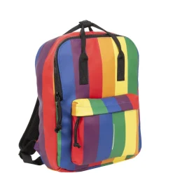 New Rebels Mart Chicago 18L Regenboog Rugzak Waterafstotend Laptop 13"