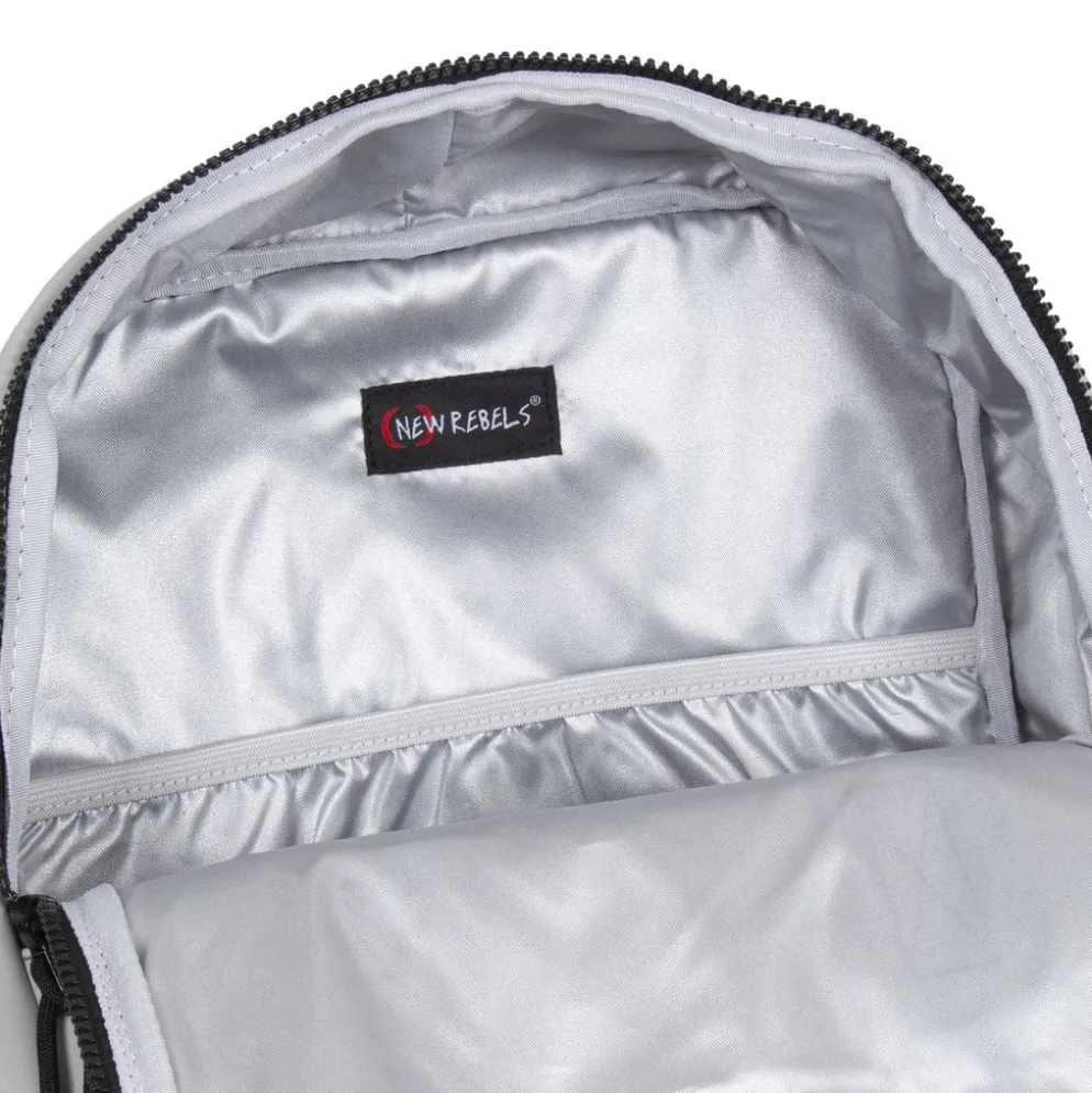 New Rebels Mart Chicago Lichtgrijs 17L Rugtas Waterafstotend Laptop 13"