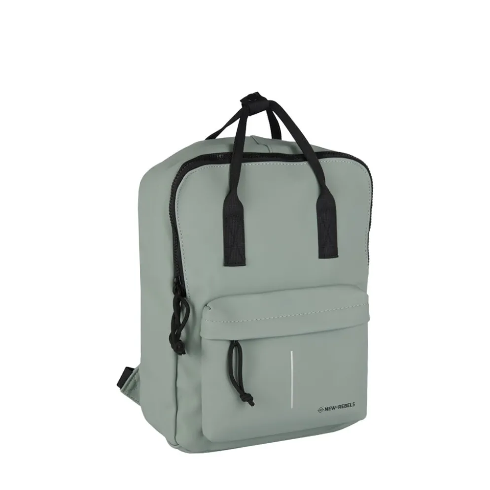New Rebels Mart Chicago Salie Groen 17L Rugtas Waterafstotend Laptop 13"