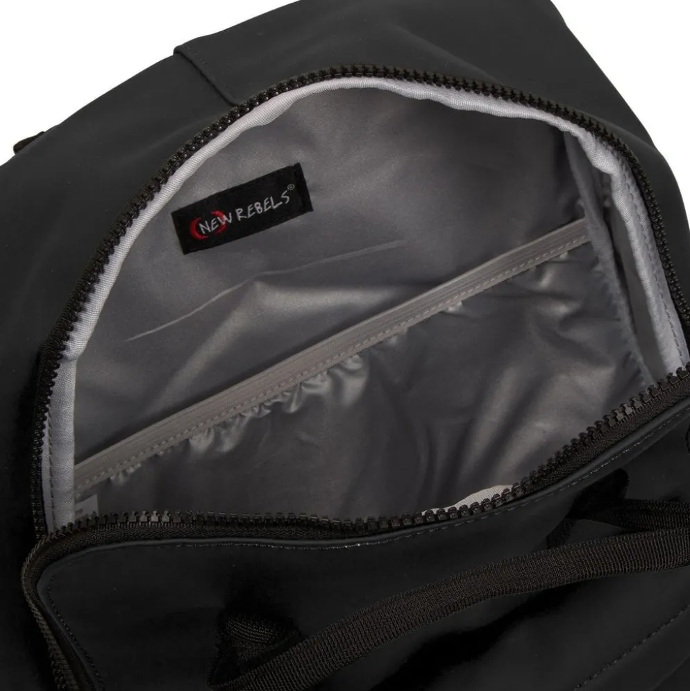 New Rebels Mart Chicago Zwart 17L Rugtas Waterafstotend Laptop 13"
